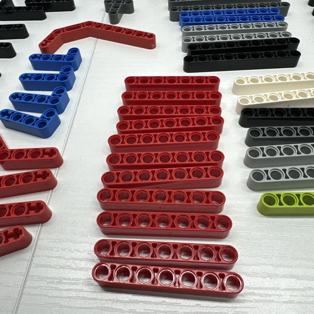 Lego Technic Lift Arm‎ Lot Assorted Sizes And Colors Lot Of 65
